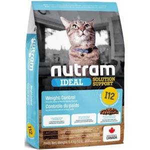 Nutram 紐頓 I12 Ideal Solution Support 雞肉及三文魚 體重控制 成貓乾糧
