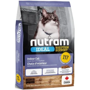 Nutram 紐頓 I17 Ideal Solution Support 雞肉及三文魚 室內貓化毛 成貓乾糧