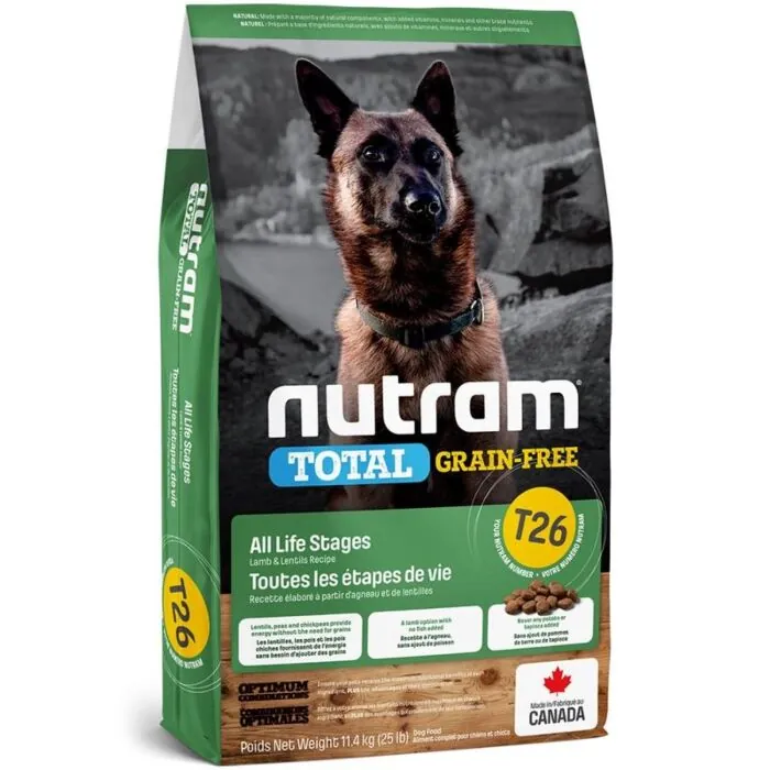 Nutram 紐頓 T26 Total Grain-Free 羊肉扁豆無穀無薯 全犬糧