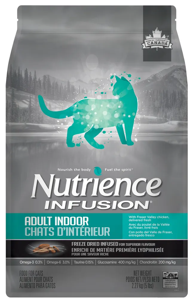 Nutrience Infusion 凍乾外層 鮮雞肉 室內成貓乾糧