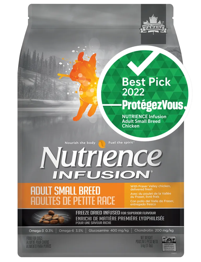 Nutrience Infusion 凍乾外層鮮雞肉小型成犬糧