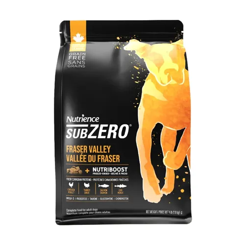 Nutrience SubZero Fraser Valley 凍乾無穀物雞肉火雞成犬糧