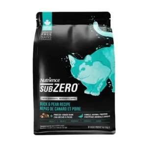 Nutrience SubZero 單一蛋白 鴨肉梨 凍乾全貓乾糧