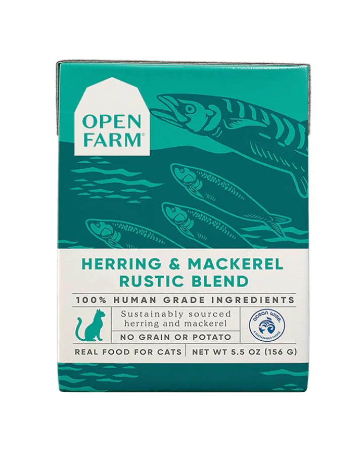 Open Farm Herring & Mackerel Rustic Blend 鯡魚鯖魚鄉村燉肉 貓濕糧 5.5oz