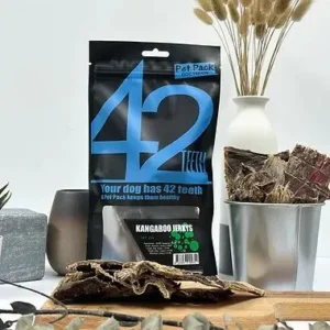 Pet Pack 風乾袋鼠肉乾 狗小食 80g