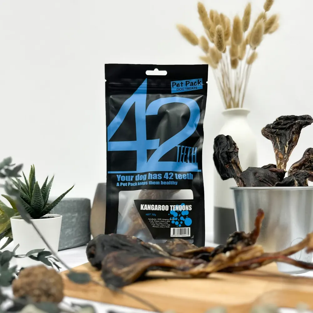 Pet Pack 風乾袋鼠筋 狗小食 70g