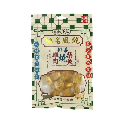 寵物手信 風乾雞肉柴魚卷 貓狗小食 60g