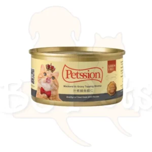 Petssion 比心 汁煮鯖魚蝦仁 貓主食罐頭 80g（24罐）
