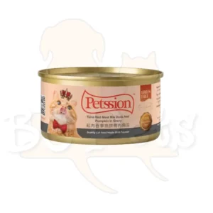 Petssion 比心 紅肉吞拿魚拼鴨肉南瓜 貓主食罐頭 80g（24罐）