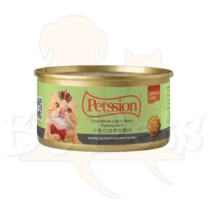 Petssion 比心 汁煮白吞拿魚鴨肉 貓主食罐頭 80g（24罐）
