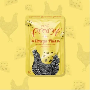 Pramy 功能性貓濕包 啫喱系列 雞肉芝士 奧米加 70g x 12包