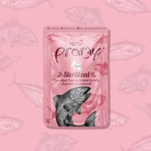 Pramy 功能性貓濕包 啫喱系列 吞拿魚三文魚 絕育貓 70g x 12包