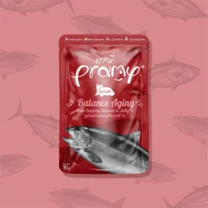 Pramy 功能性貓濕包 啫喱系列 吞拿魚三文魚 高齡貓 70g x 12包