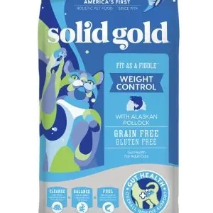 Solid Gold 素力高 Fit as a Fiddle 無穀物 鱈魚低卡成貓乾糧