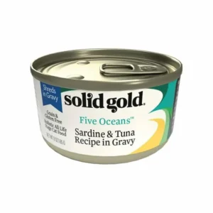Solid Gold 素力高 無穀物 沙甸魚吞拿魚 貓罐頭 3oz
