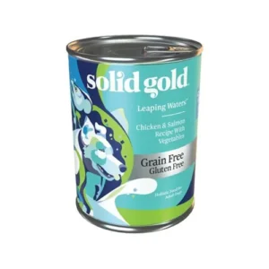 Solid Gold 素力高 Leaping Waters 無穀物三文魚狗罐頭 13.2oz x6罐