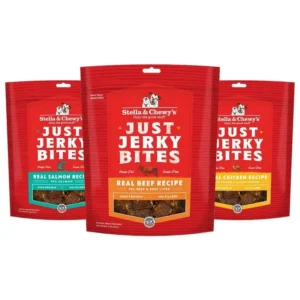 Stella & Chewy's Just Jerky Bites 軟身肉乾粒狗小食（牛肉／雞肉／三文魚）