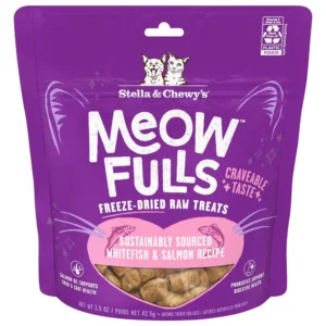 Stella & Chewy's Meowfulls 凍乾貓小食 白魚三文魚 1.5oz