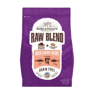 Stella & Chewy's Raw Blend Kibble 野生捕撈魚 凍乾生肉粒混合全貓乾糧