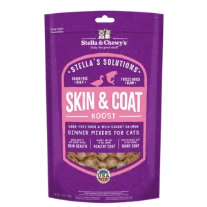 Stella & Chewy's Stella's Solutions 皮毛護理凍乾生肉貓糧 鴨肉三文魚 7.5oz