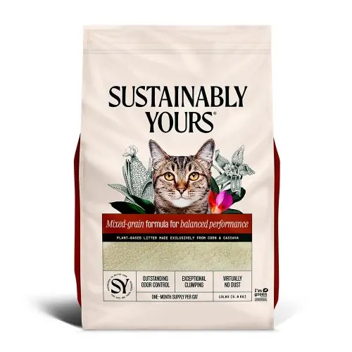 Sustainably Yours 善地球 粟米木薯凝結貓砂 (混合顆粒)