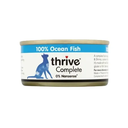 Thrive 脆樂芙 鯖魚+銀魚+海蝦 貓主食罐 75g