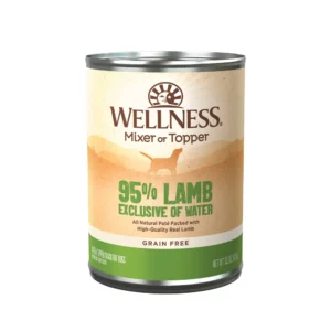 Wellness Mixers & Toppers 95% 羊肉無穀物狗罐頭 13.2oz（12罐原箱）