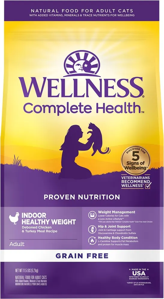 Wellness 寵物健康 Complete Health 無穀物體重管理 雞肉配方 成貓乾糧