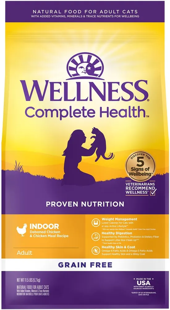 Wellness 寵物健康 Complete Health 無穀物室內貓 雞肉配方 乾糧