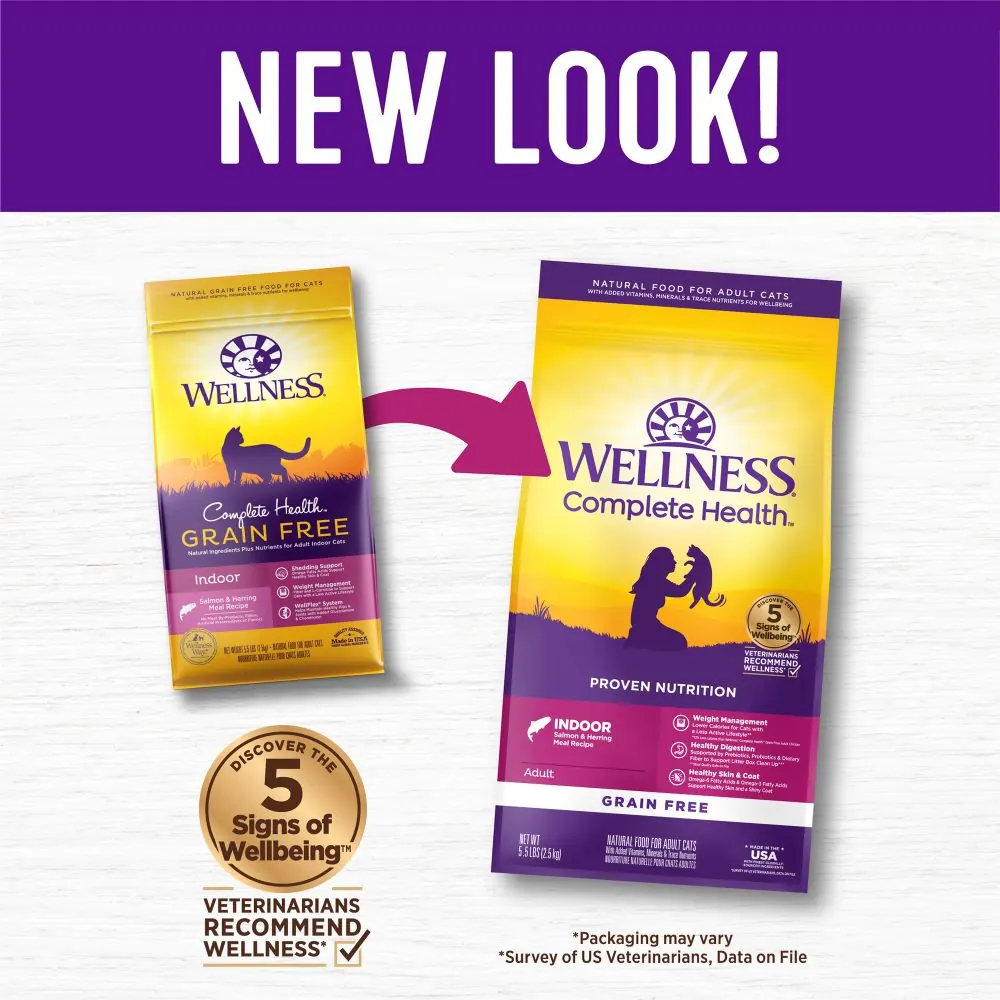 Wellness 寵物健康 Complete Health 無穀物室內貓 三文魚配方 乾糧