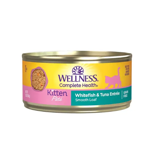 Wellness 寵物健康 Complete Health 無穀物幼貓肉醬罐 白魚配方 3oz