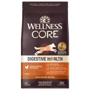 Wellness CORE Digestive Health 消化易 雞肉糙米配方成犬乾糧