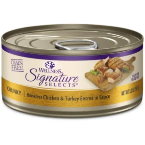 Wellness 寵物健康 Signature Selects 名廚精選 汁煮肉塊 火雞雞肉配方 成貓主食罐 5.3oz x24罐