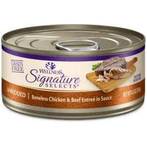 Wellness 寵物健康 Signature Selects 名廚精選 手撕肉絲 牛肉雞肉配方 成貓主食罐