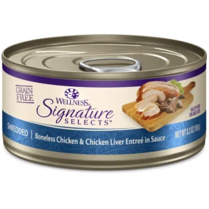 Wellness 寵物健康 Signature Selects 名廚精選 手撕肉絲 雞肉雞肝配方 成貓主食罐