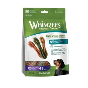 Whimzees 牙刷型潔齒骨 素食無穀物狗小食