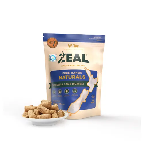 Zeal 冷凍脫水雞肉羊肉粒 貓狗小食 100g