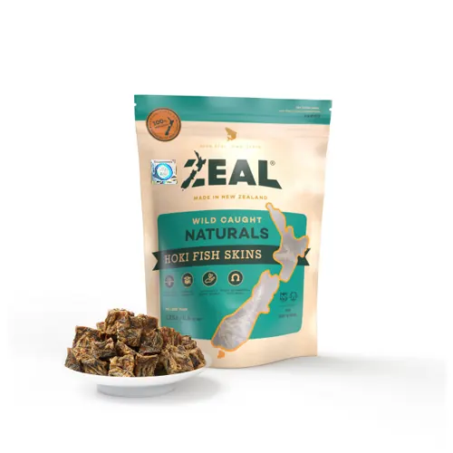 Zeal 紐西蘭藍鱈魚皮 貓狗潔齒小食 125g