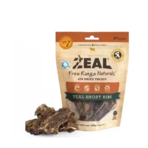 Zeal 紐西蘭風乾牛仔肉骨 狗小食 125g