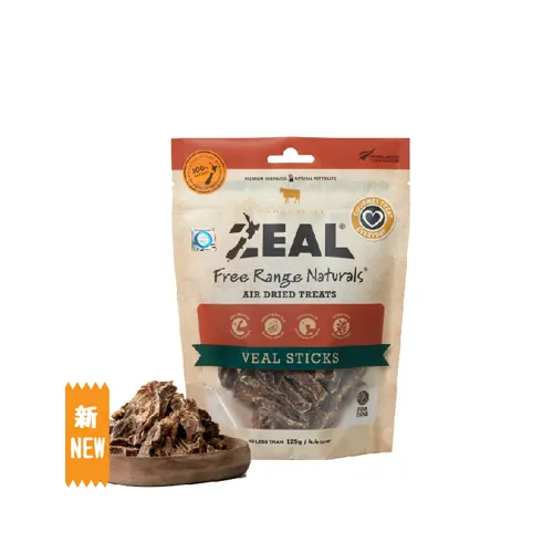 Zeal 紐西蘭風乾牛仔肉條 狗小食 125g